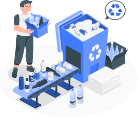 alur penyetoran sampah